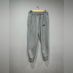 SALE! Gray Puma Elastic Waist Sweatpants Size L EUC